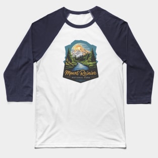 Mount Rainier National Park Gift Baseball T-Shirt